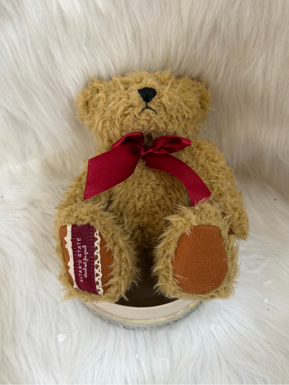 Altar’d State Noelle A Christmas Collectible Jointed Teddy Bear 2017 with Box - Picture 9 of 9